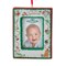 KSA Pack of 12 Green and Red Photo Frame "My 1st Christmas" Ornaments 4.25"